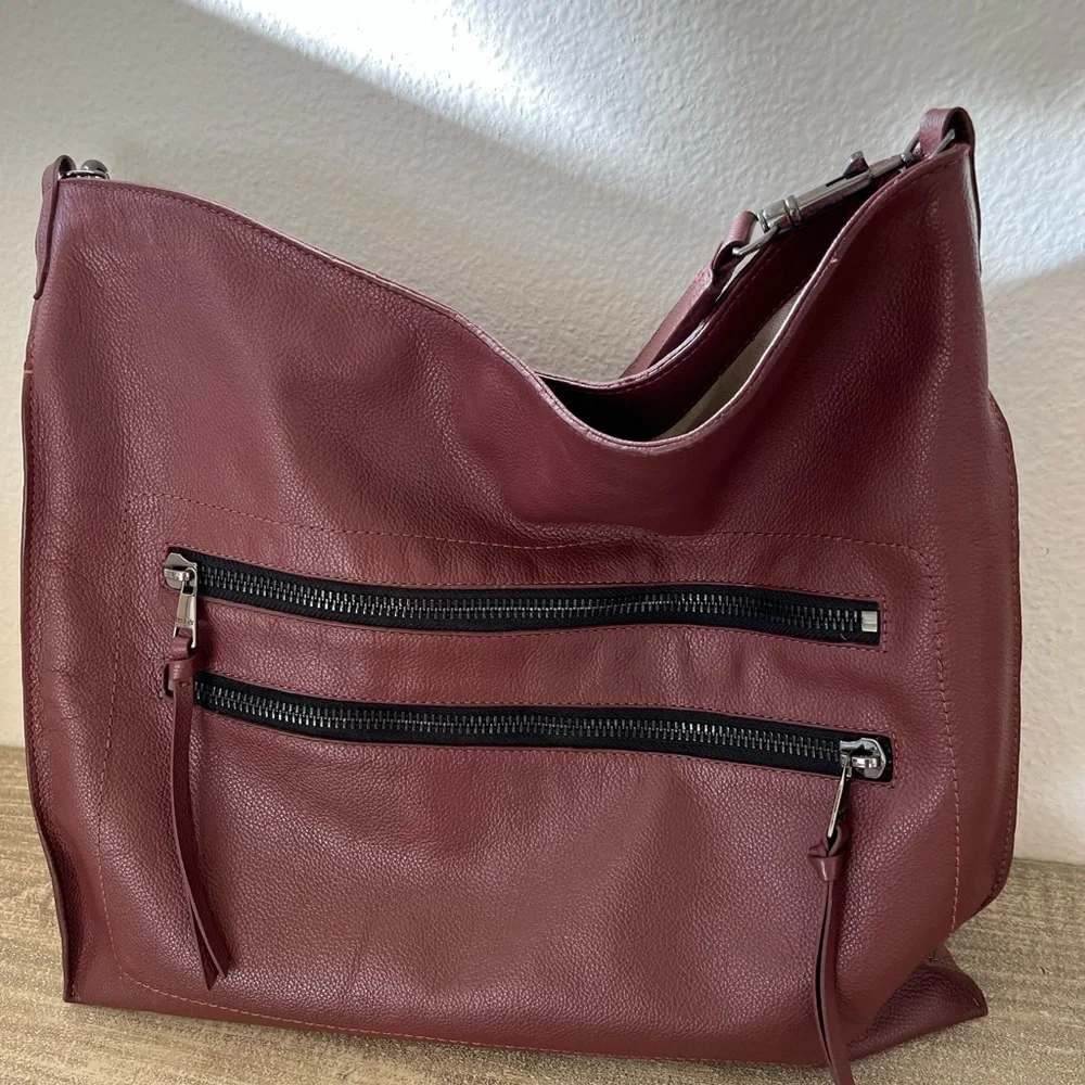 BOTKIER Large Chelsea Leather Hobo Bag